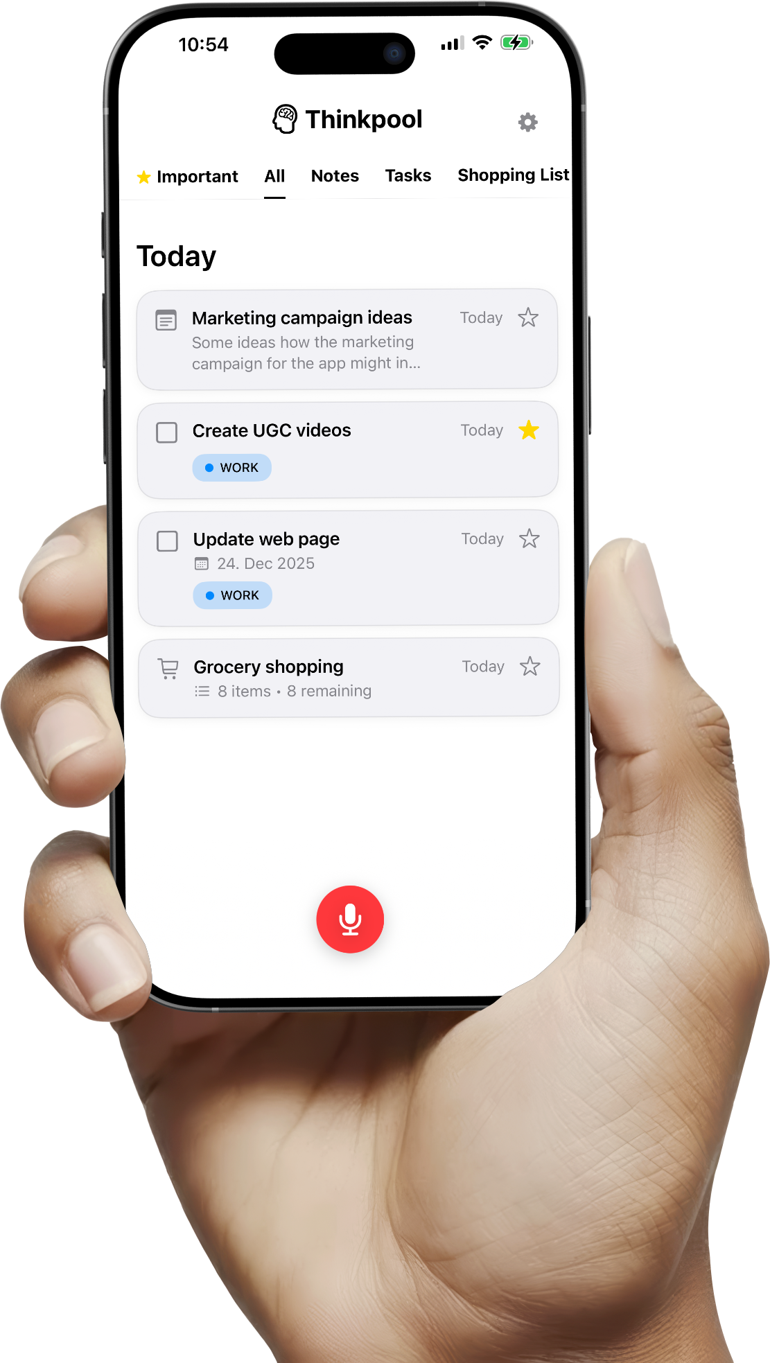 Hand with phone